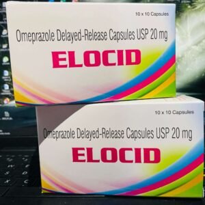 Omeprazole 20mg Delayed Release Acid Reducer, Heartburn 1000 Capsules EXP-2027