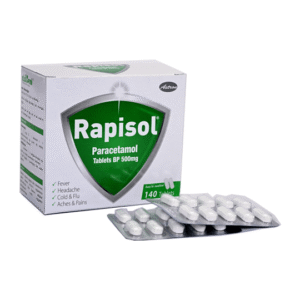 Rapisol Paracetamol Tablets BP 500mg 140 Tablets Free Shipping