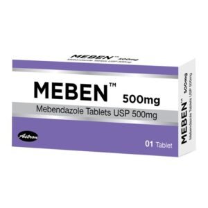 Meben - 500mg Tablet Mebendazole Tablets USP 500mg 5 tablets FREE SHIPPING