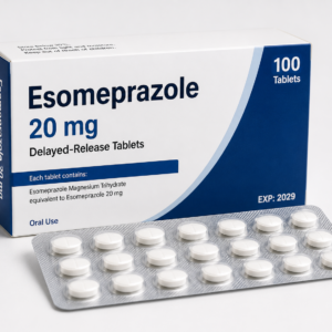 Esomeprazole 20mg Tablets 100 Count | Acid Reflux & Heartburn Relief | Expiry 2029 | Fast Shipping