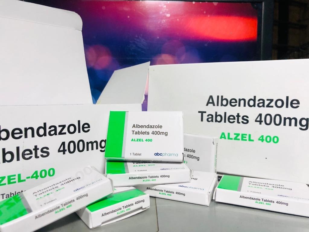 🌟 "Albendazole 400mg – Fast & Effective Deworming Tablets (10-Pack)"