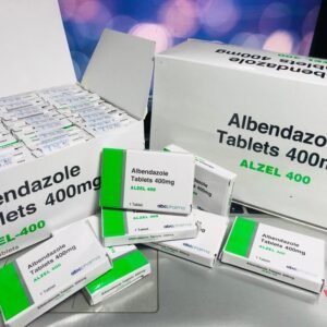 🌟 “Albendazole 400mg – Fast & Effective Deworming Tablets (5-Packs)