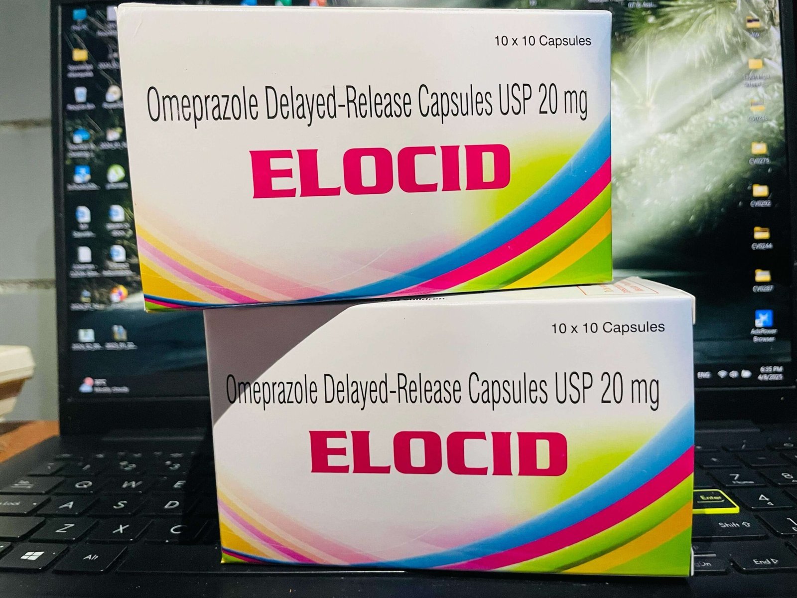 Omeprazole 20mg Capsules – 500 Count | Expiry 2027 | Acid Reducer for Heartburn Relief